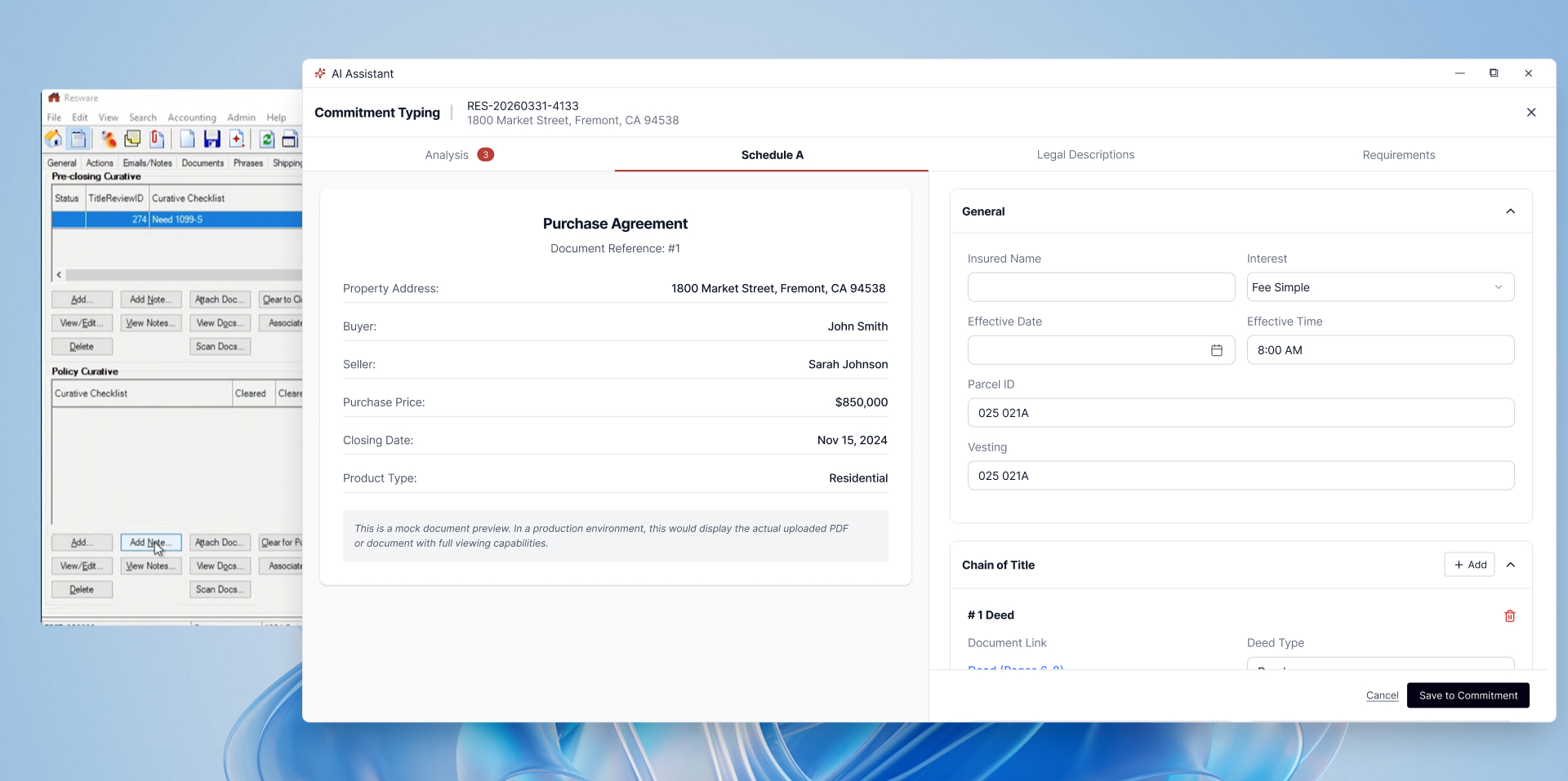 AI Assistant: extracted data ready to review