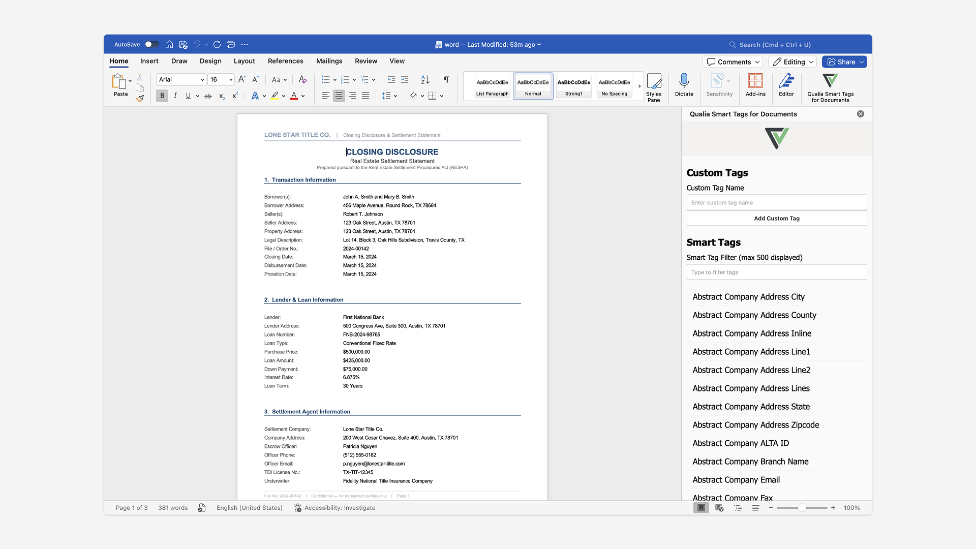 Before the redesign: manually browsing a long list of smart tags to apply one at a time